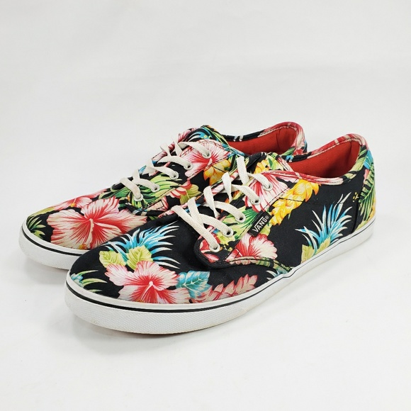 Vans Shoes - Vans Low Profile Hawaiian Tropical Floral Print